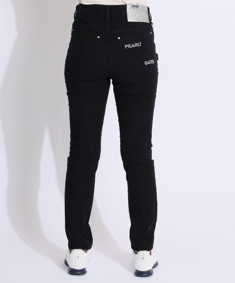 パーリーゲイツ PG 【抗菌】オーガニックコットン起毛ロングパンツ