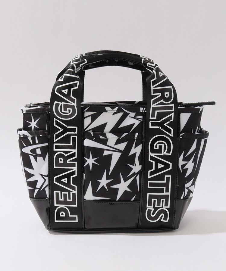 パーリーゲイツ PG ギザ星柄2WAYエナメル切替カートバッグ レディース