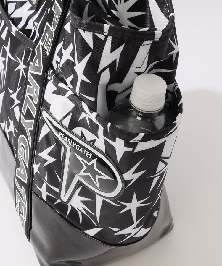 パーリーゲイツ PG ギザ星柄2WAYエナメル切替トートバッグ レディース