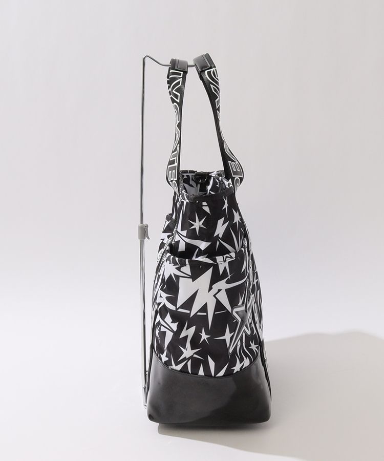 パーリーゲイツ PG ギザ星柄2WAYエナメル切替トートバッグ レディース