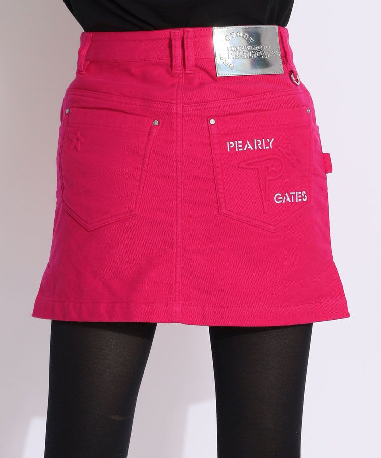 【抗菌】オーガニックコットンサイドタック起毛スカート