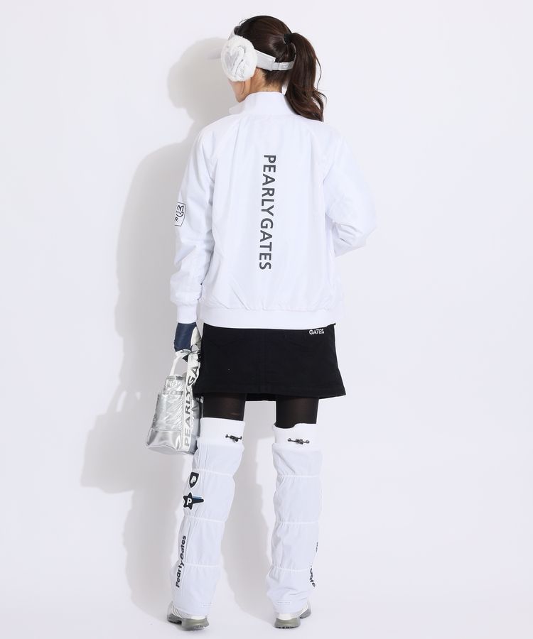 パーリーゲイツ　◾️裏起毛スカート◾️ ホワイト パーリーゲイツ PG 【抗菌】オーガニックコットンサイドタック