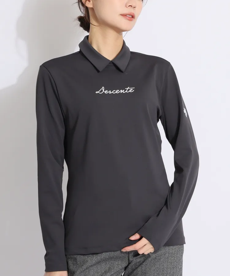 中古 レディース デサントゴルフ DESCENTE GOLF 長袖ポロシャツ