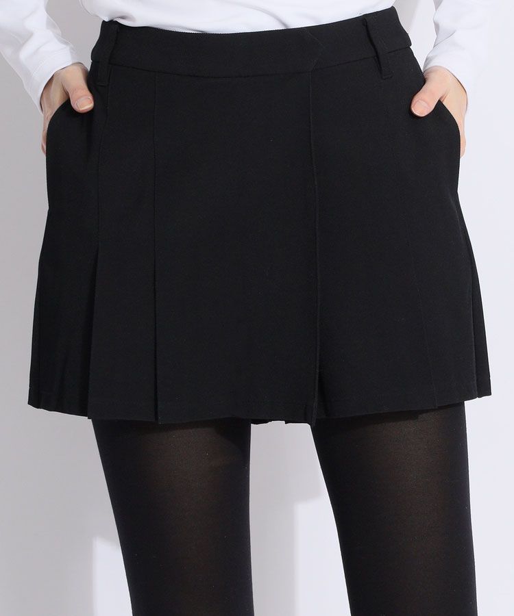 DESCENTE GOLF デサントゴルフ キュロットスカート ブラック系 S