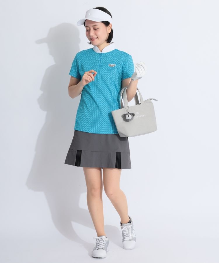 セントアンドリュース SA 【接触冷感】裾デザインプリーツナイロン