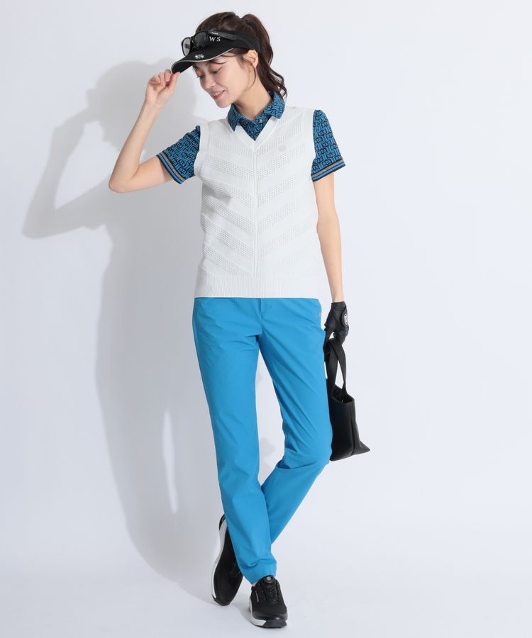 セントアンドリュース SA バイアスラインVネックニットベスト