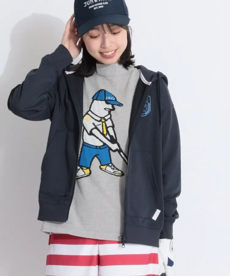 ⭐️新品未使用⭐️ジャックバニー⭐️レディースゴルフ⭐️中綿アウター　ダウンジャケット⭐️ ジャックバニー JB 【撥水保温】タフタ中綿ハートキルト