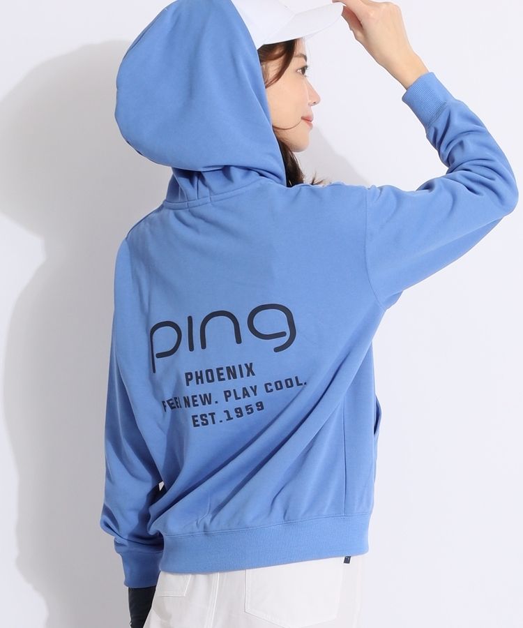 PING ピン UV 抗菌防臭 吸水速乾 接触冷感 パーカー レディス