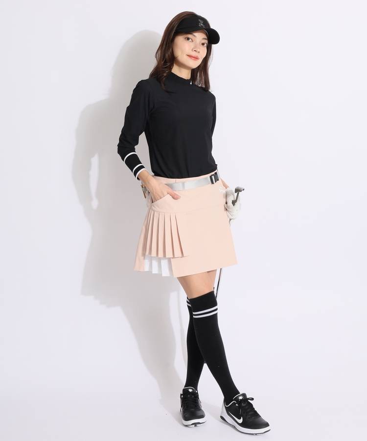 ST ANDREWS サンバイザー ゴルフウェア ベージュ セントアンドリュース SA メタリックロゴコットンサンバイザー