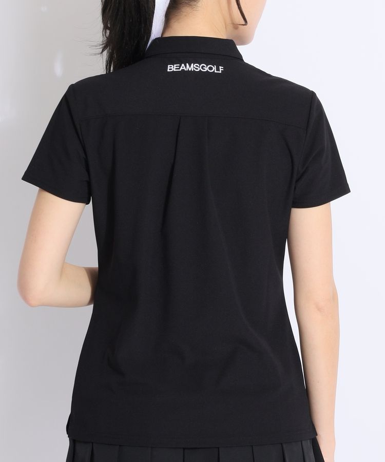ビームスゴルフ BE 【ストレッチUV】バックタック鹿の子半袖ポロシャツ