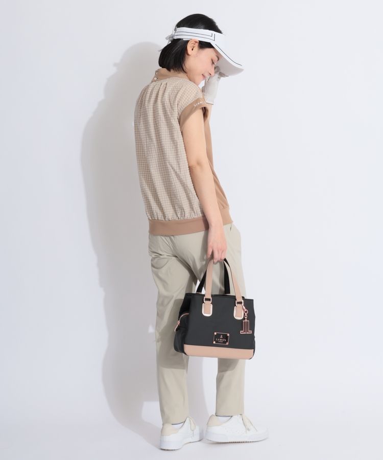 ランバン スポール LV チャーム付き3層型合皮カートバッグ