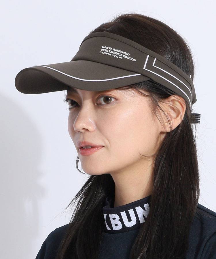 ランバン スポール LV 【部分UV】バックリボン配色ラインサン