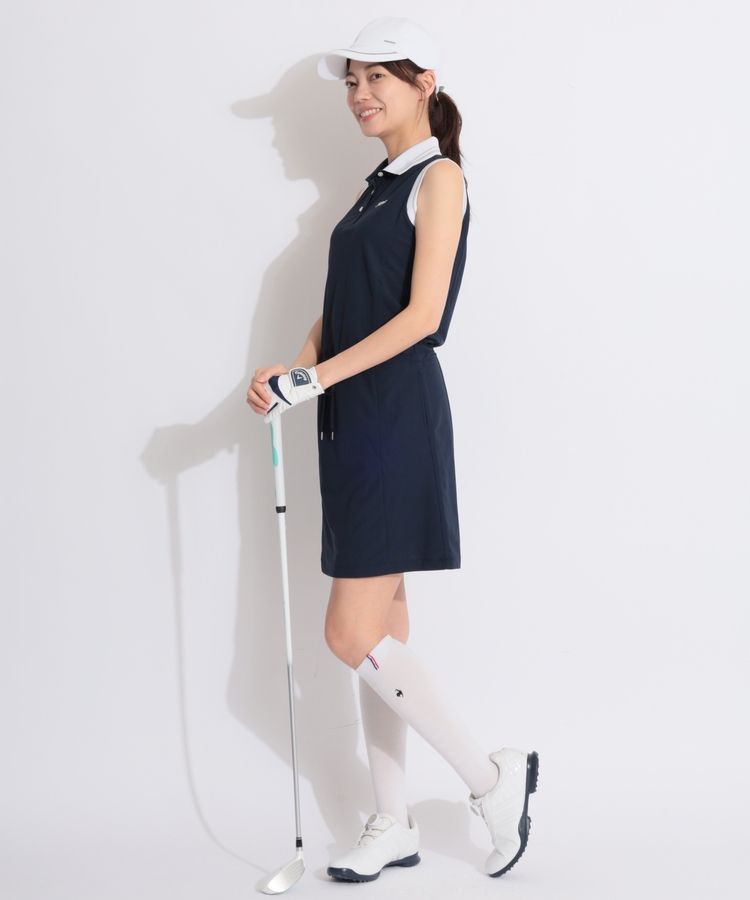 ランバン スポール LV 【UV】バックリボン付きキャップ