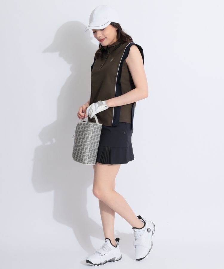 【3338】LANVIN SPORT ランバン スポール UVキャップブルー LANVIN SPORT UVキャップ【UPF50＋】【アウトレット