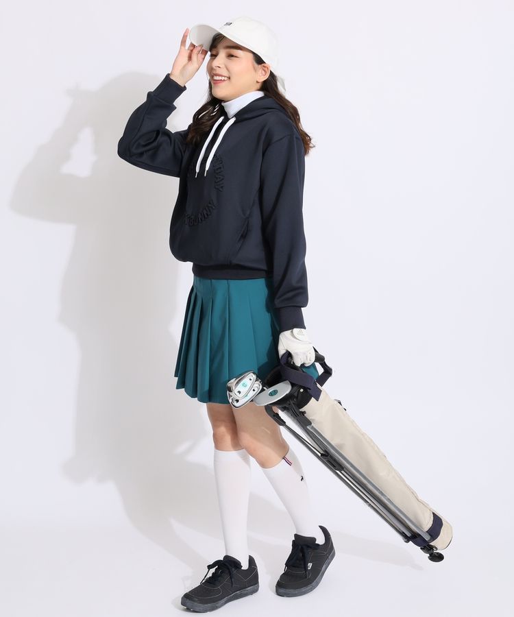 ジャックバニー JB 立体サークルロゴダンボールパーカー レディース