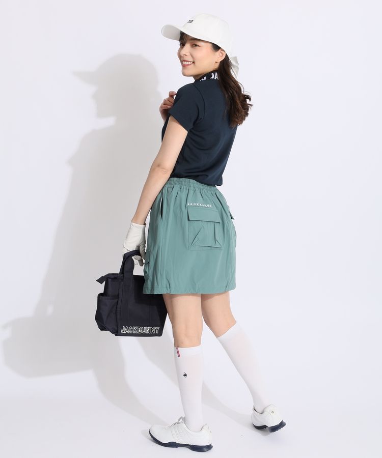 ジャックバニー JB 【吸水速乾】ダブルフェイスカノコ半袖モックネック