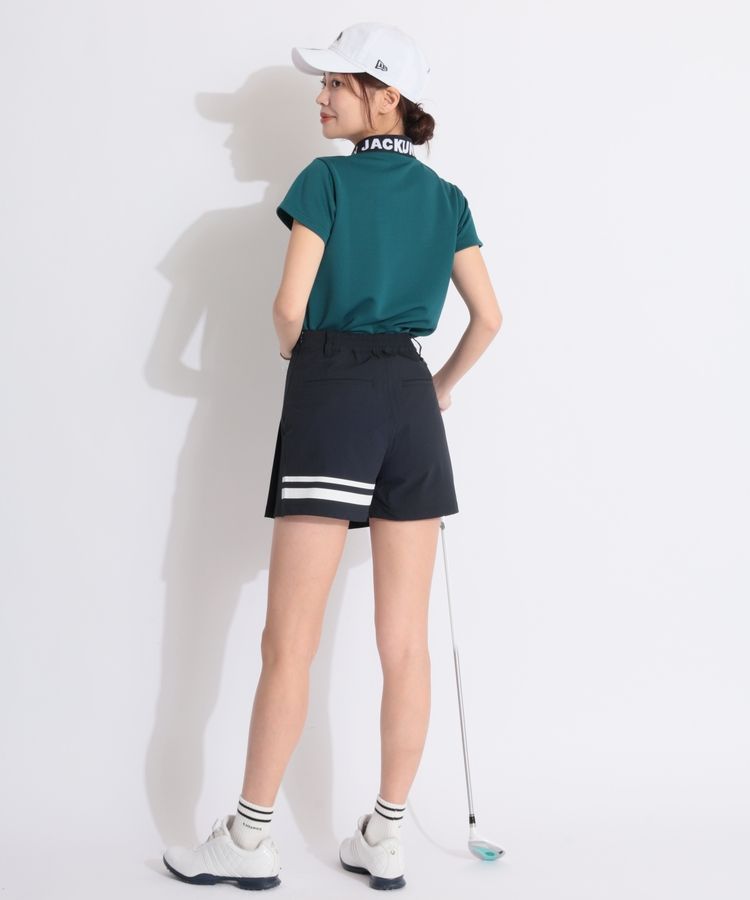 ジャックバニー JB 【吸水速乾】ダブルフェイスカノコ半袖モックネック