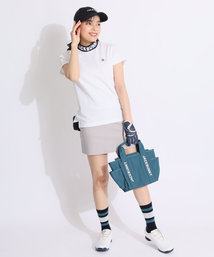 ジャックバニー JB 【吸水速乾】ダブルフェイスカノコ半袖モックネック ジャックバニー JB 【吸水速乾】ダブルフェイスカノコ半袖モックネック