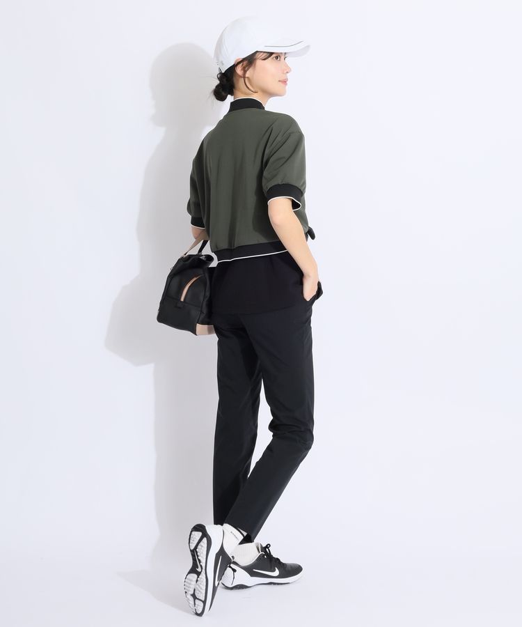 ランバン スポール LV 【UPF30】レイヤード風5分袖プルオーバー