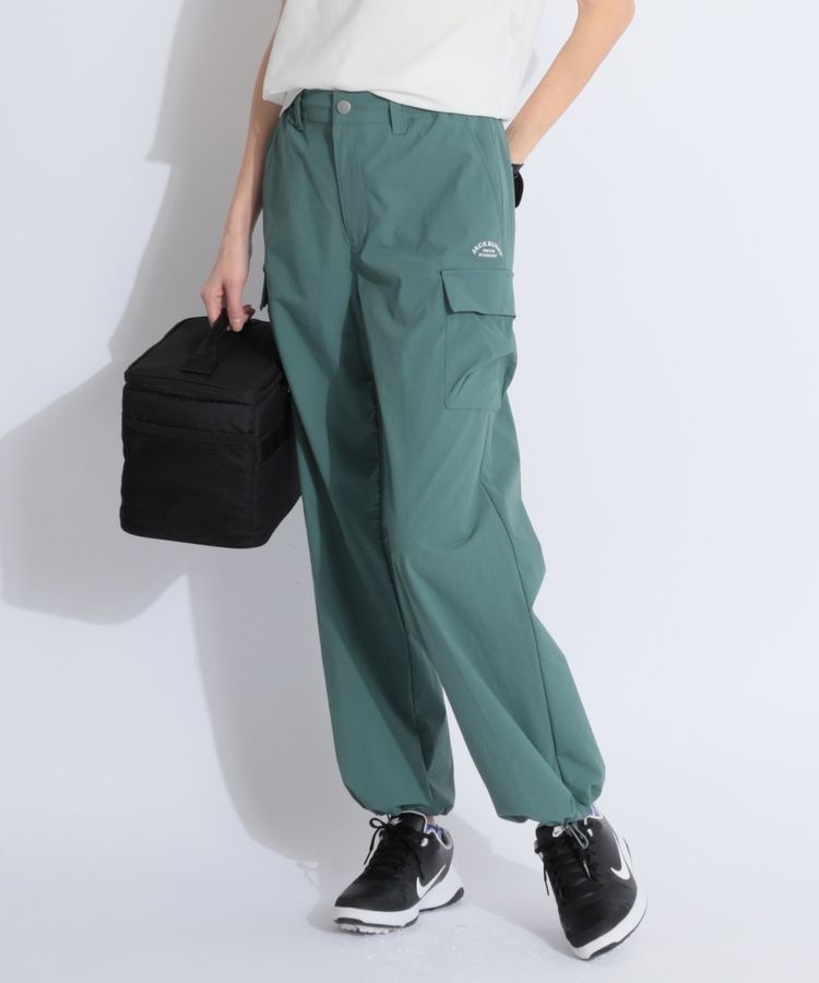 Jack Bunny!! ジャックバニー パンツ 蛍光イエロー×黒 撥水