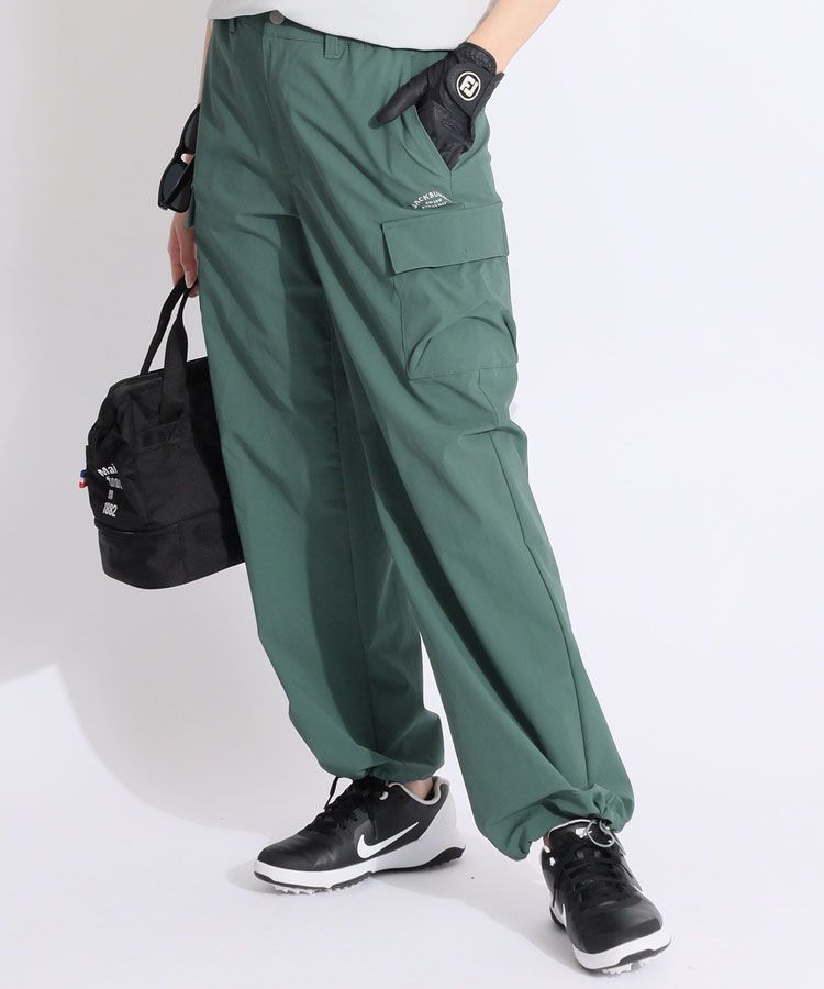 ジャックバニー レディース ロングパンツ (撥水性・接触冷感・UVカット) / ゴルフ ウェア / 263-1136306 090_ピンク ジャックバニー JB 撥水ミニリップカーゴパンツ レディースゴルフ