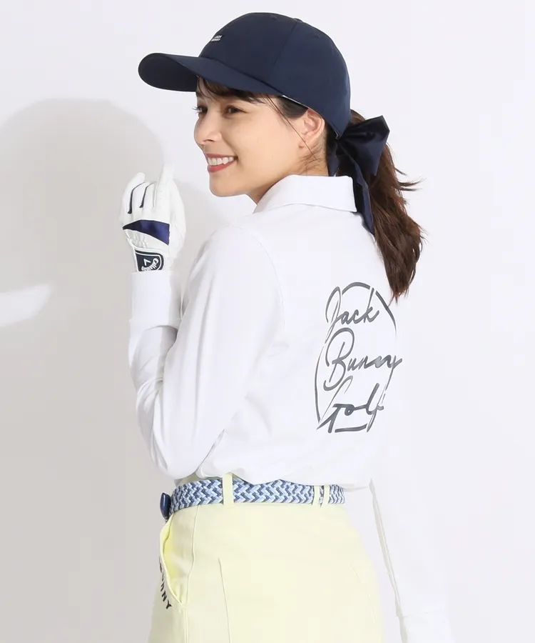 ジャックバニー JB 定番メッシュロゴキャップ レディースゴルフ