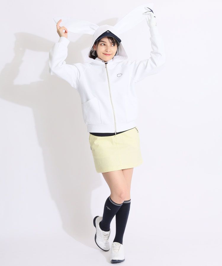 ジャックバニー JB うさぎ耳付きダンボールフルジップパーカー