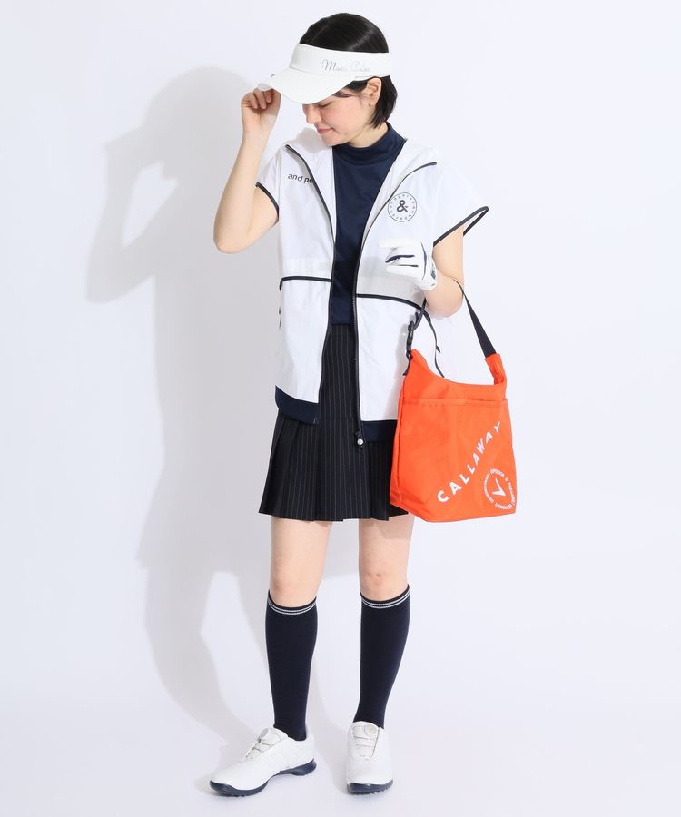 キャロウェイ CA 【ストレッチ】バックロゴピンストライププリーツ