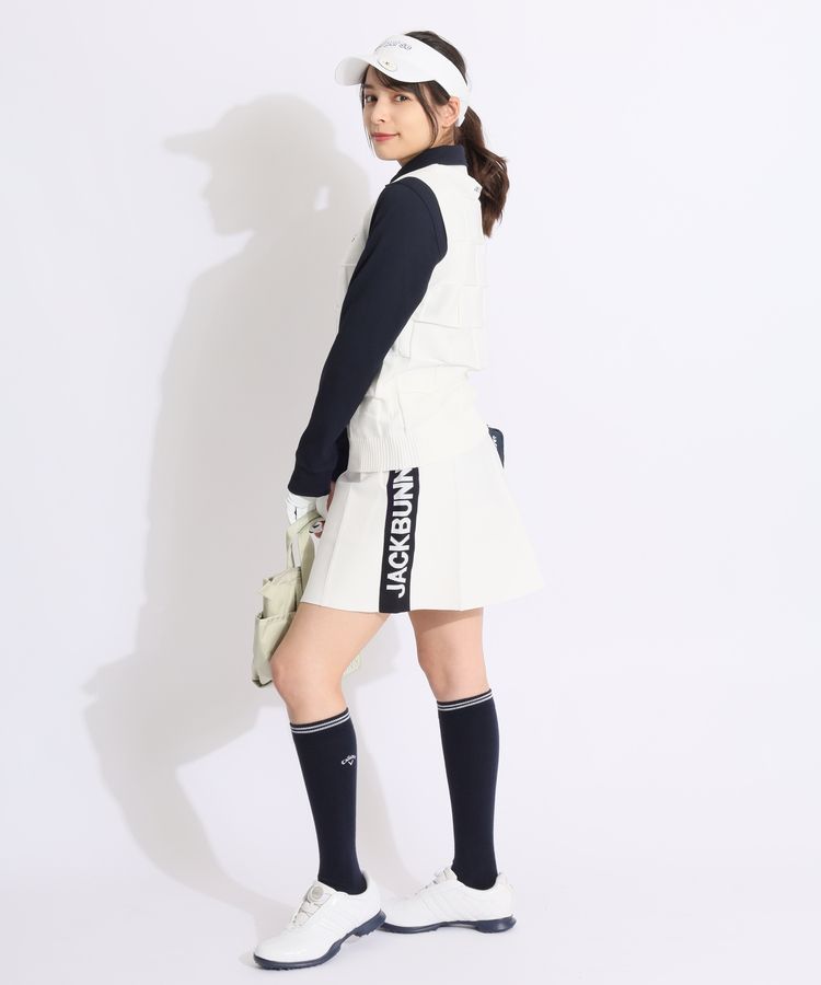 ジャックバニー　ゴルフ　ダウンスカート　サイズ0 ジャックバニー 天竺プリーツニットスカート 263-5134128