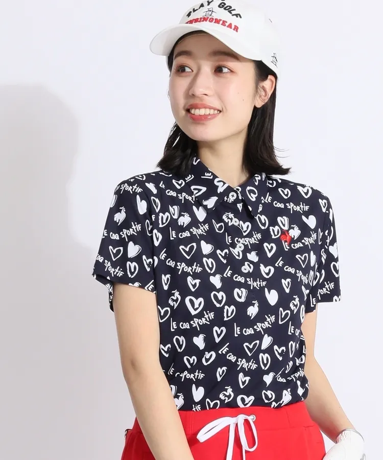DUMBO WORK POCKET TOPS / WHITE ゴルフウェア le coq sportif GOLF（ルコックスポルティフ ゴルフ） 【セール】le