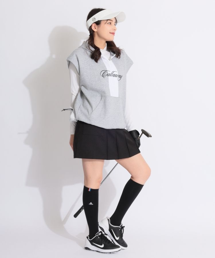 キャロウェイ CA スウェットパーカーハーフジップベスト レディース