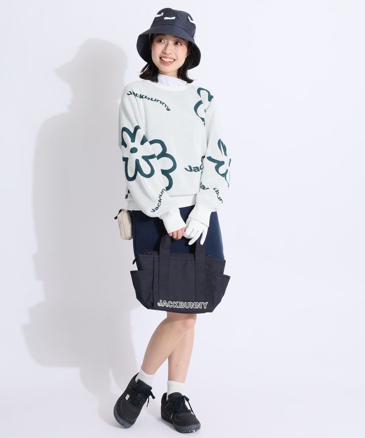 ✨新品未使用✨ジャックバニー ふくれジャガード ニット プルオーバー サイズ1 ジャックバニー JB ジャガードプルオーバークルーネックニット