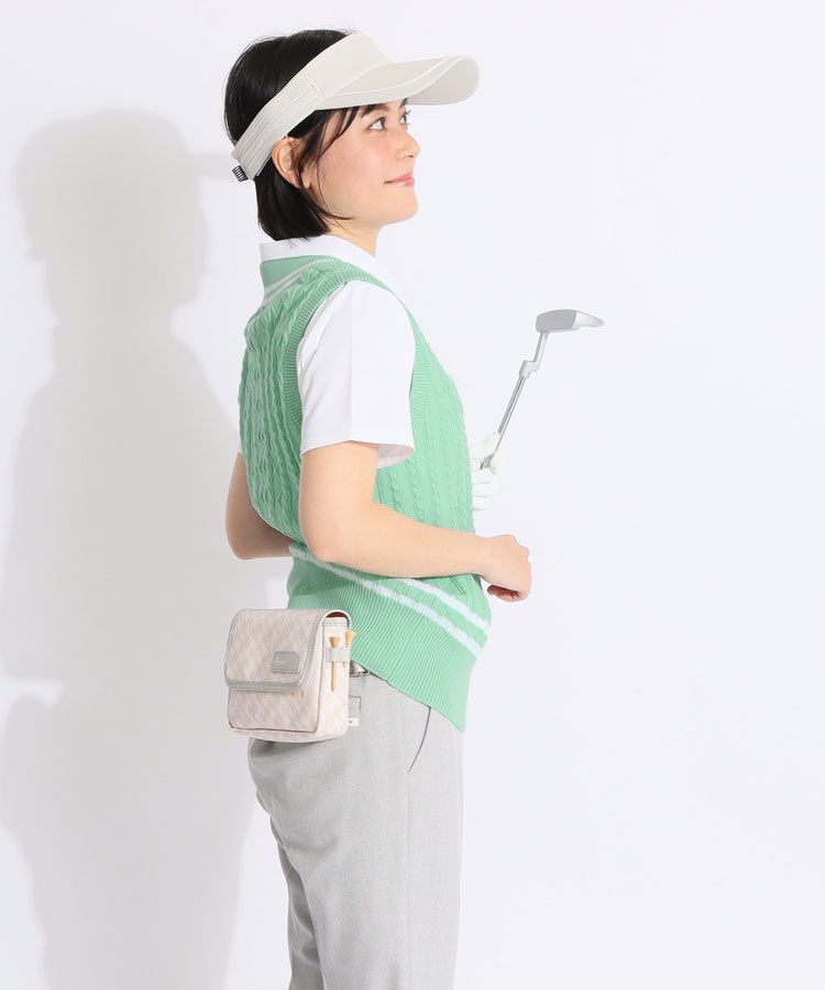 新品未使用☆キャロウェイ ニットベストM 薄紫 ベスト【キャロウェイ