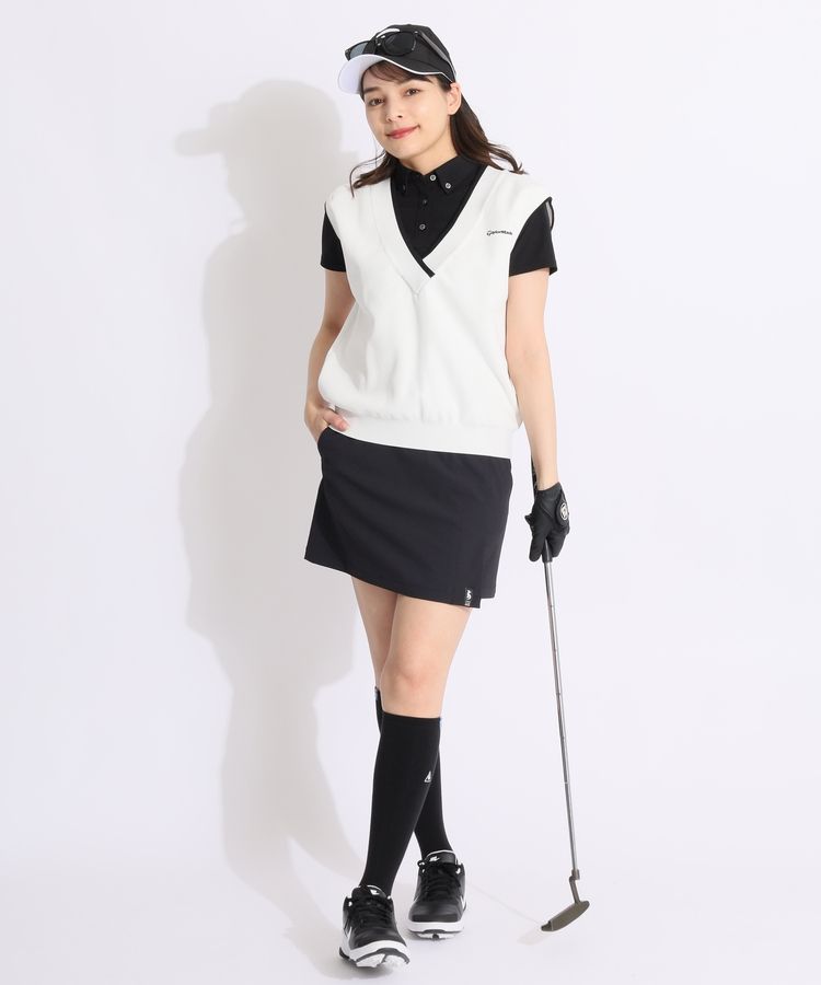 テーラーメイドゴルフ TG 【ストレッチ】Vネックワイドリブ