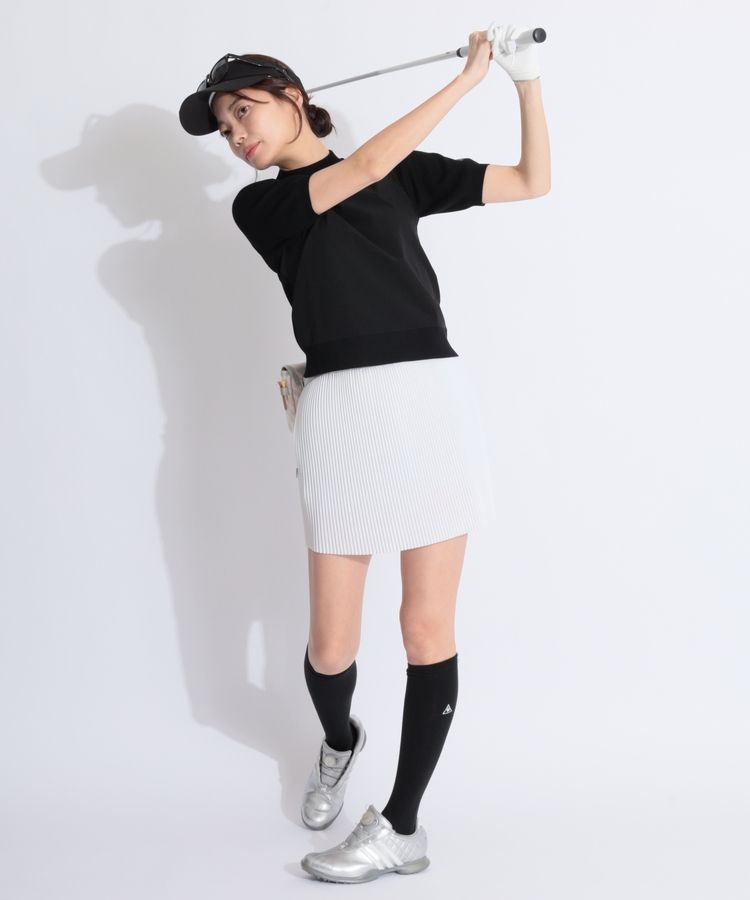 【新品】TaylorMade ゴルフスカート ホワイト ウィメンズ】 TM×UA プリーテッドスコート｜APPAREL