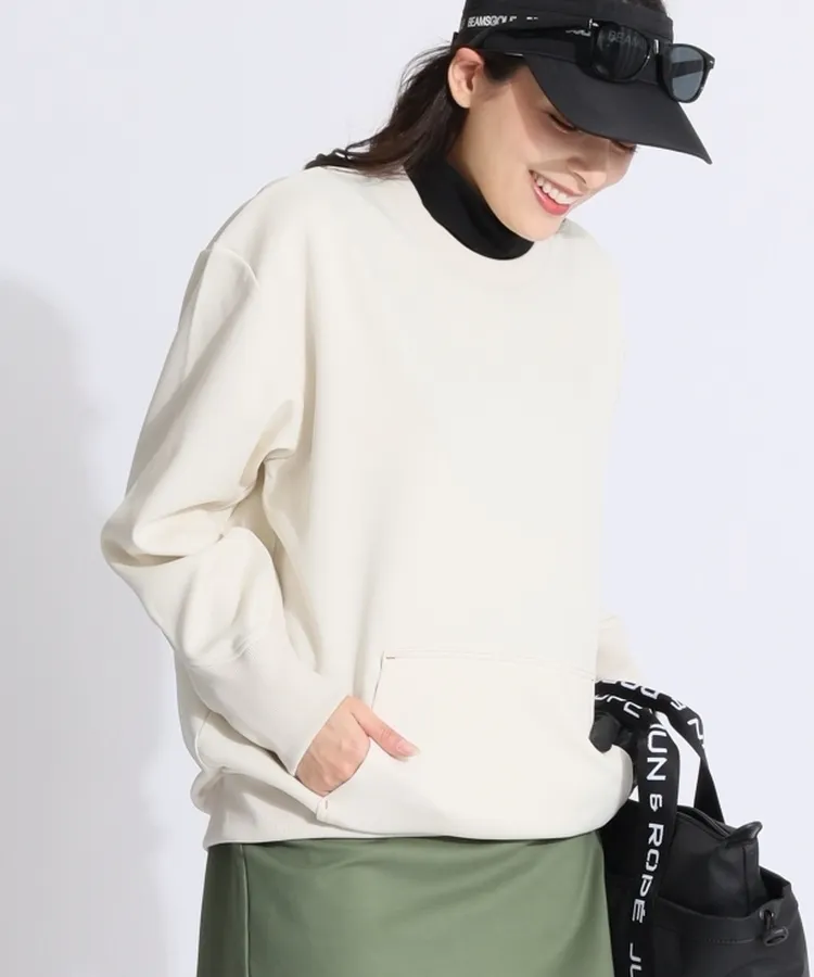 Miyu Ikeda × BEAMS GOLF ストレッチ プルオーバー BEAMS GOLF｜Miyu Ikeda GOLF / ストレッチ プルオーバー