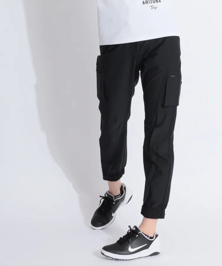 デサントゴルフ　防風　撥水テーパードストレッチパンツ　L デサントゴルフ DESCENTE ゴルフ ロングパンツ（吸汗