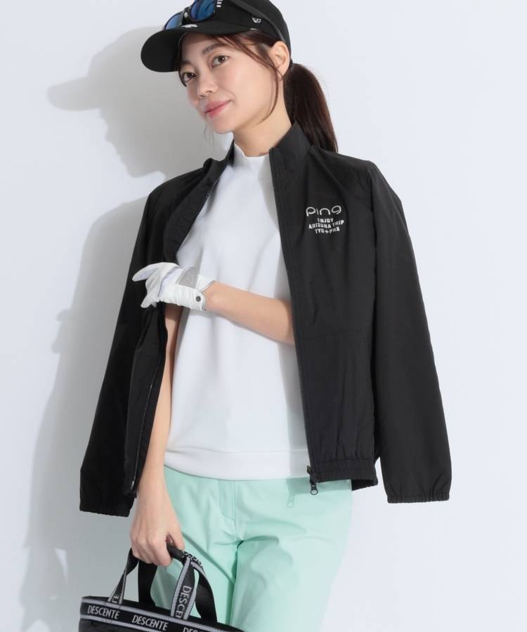 PN 【涼風】裏メッシュフルジップナイロンブルゾン