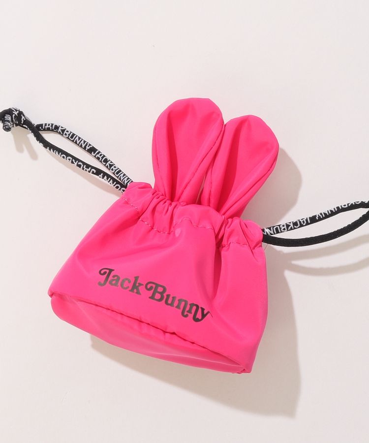 ジャックバニー JB カラビナ付きうさ耳ボールポーチ レディース