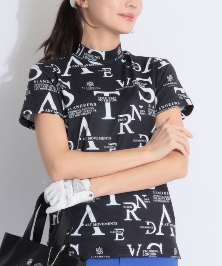 SA 【吸水速乾UV】デザインプリントベアスムース半袖カットソー