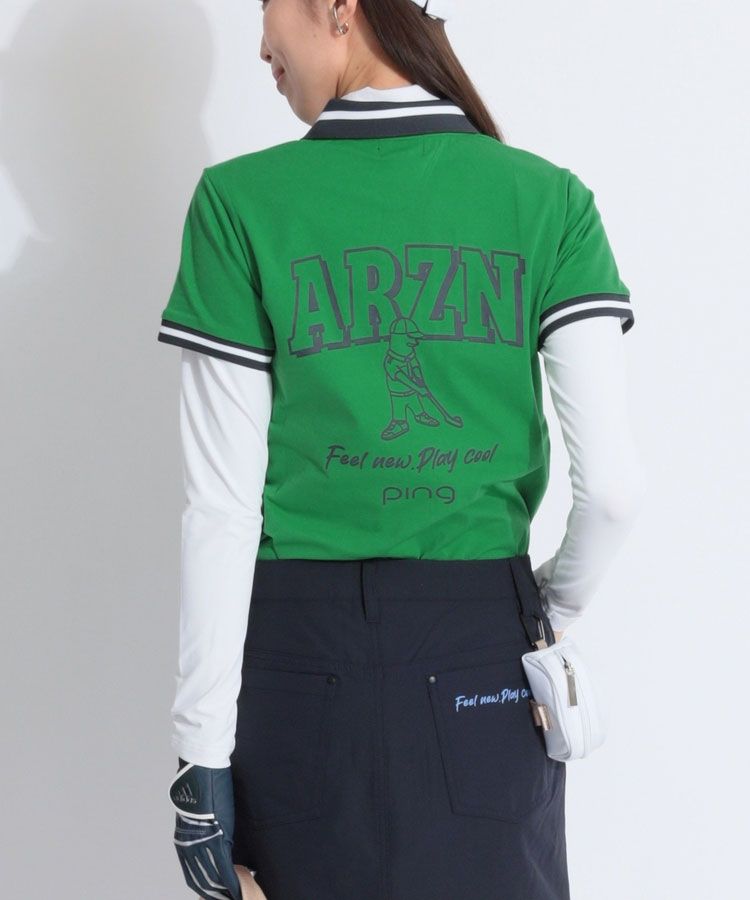 PINGゴルフ 長袖ニットポロシャツ L L美品 ルコックスポルティフ