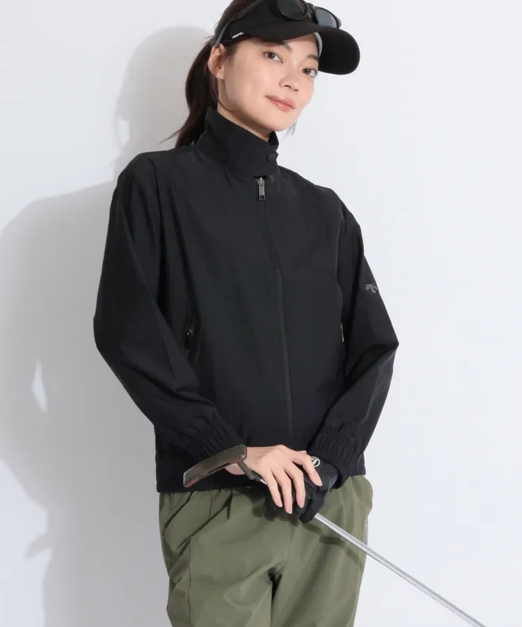 【お買得】 デサントゴルフ DE 【撥水ストレッチ】CORDURAスタンドネック レディースウェア