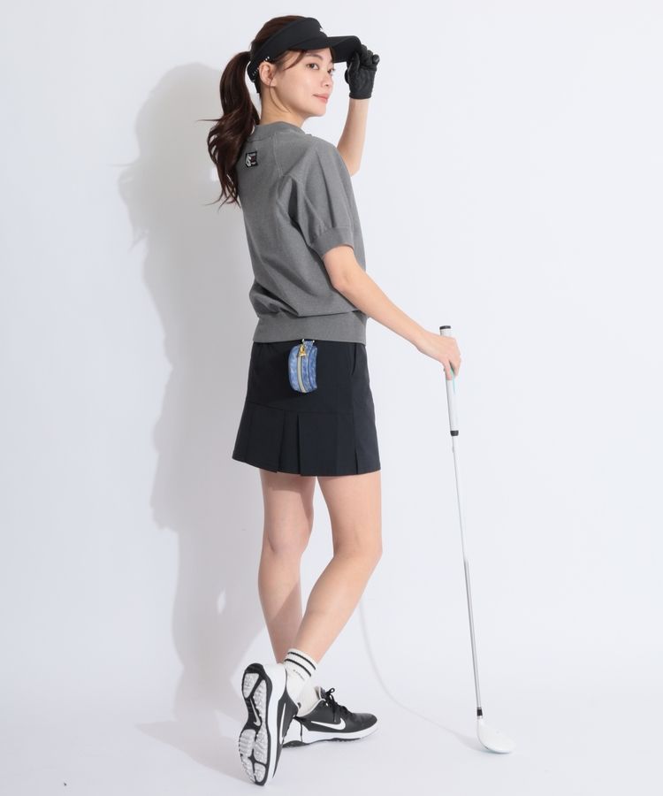 デサントゴルフ DE 【UV】一体型ペチパンツ付きバックプリーツスカート