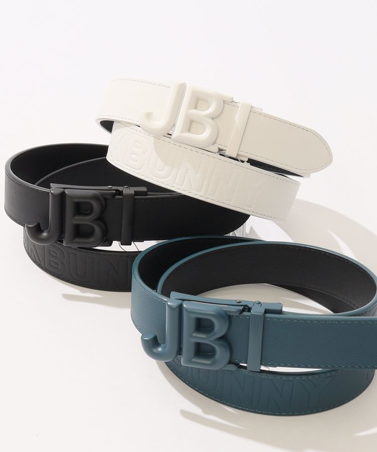 趣味 [J] ジャックバニー JB 合皮セレーションロゴベルト レディース
