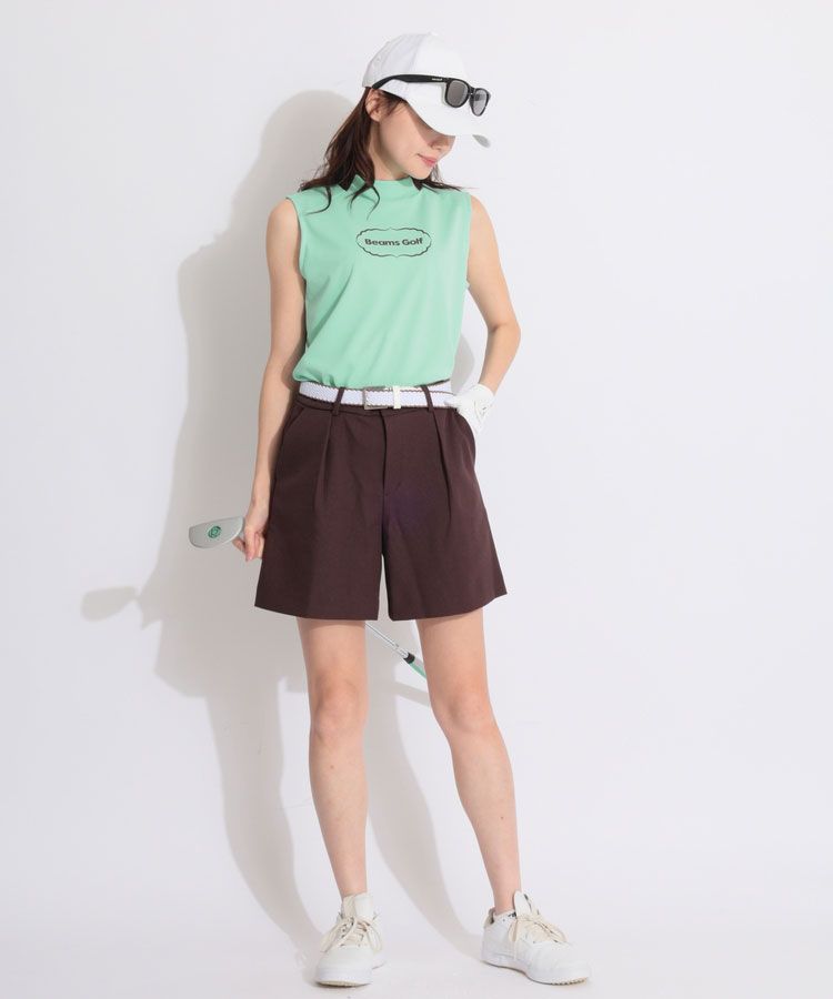 ビームスゴルフ　 Lサイズ　ショートパンツ ビームスゴルフ BE フロントタックフレアショートパンツ