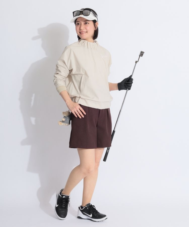限定お買い得商品 ビームスゴルフ BE フロントタックフレアショートパンツ レディースウェア