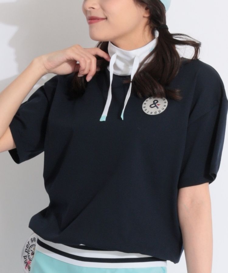 アンパスィ AP 【引っかけ軽減】ネックドロストアクティブニットプル