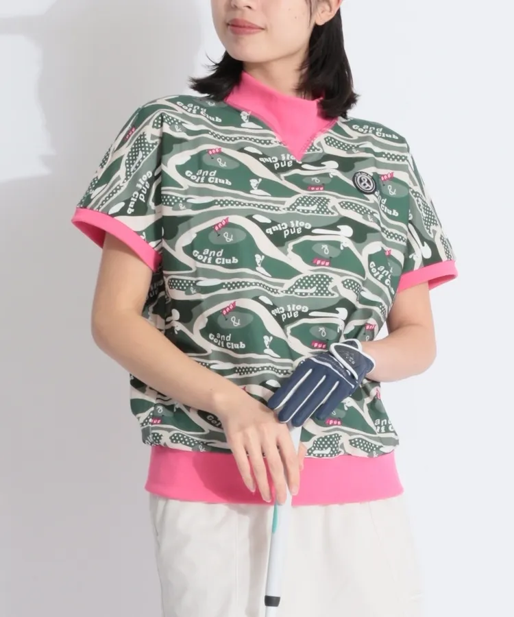 新品未使用 トミーヒルフィガーゴルフ THキューブプリントスカート レディス セール・アウトレット】ストレッチツイル スカート レディス