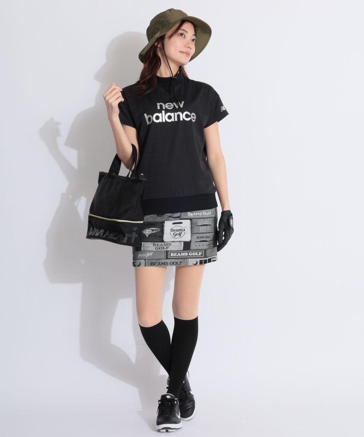 極美品New Balance ゴルフ黒モックネックとロゴスカート 美品New Balance ゴルフ黒モックネックとロゴスカート - メルカリ