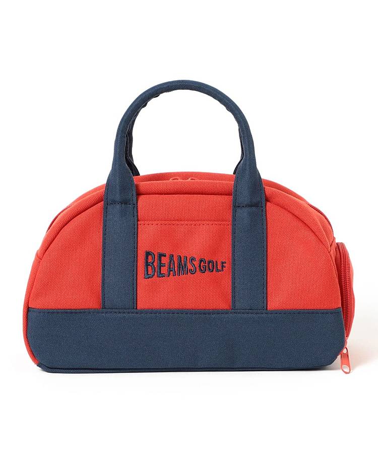 BE バイカラー切替ミニボストンバッグ